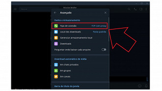 Passo 3 de: Como saber se o proxy está ativo no Telegram para computador (desktop)