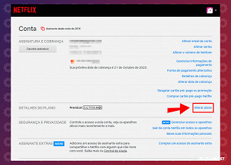 Passo 3 de: Netflix: Como alterar de plano e reduzir custos