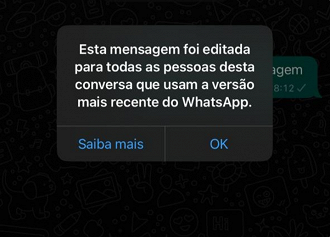 Passo 4 de: Como editar mensagens no WhatsApp - Celular