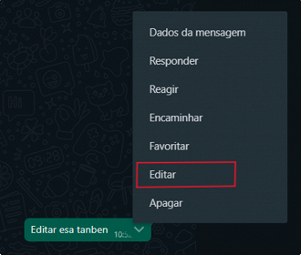 Passo 4 de: Como editar mensagens no Whatsapp - Computador