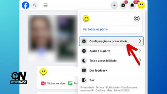 Passo 2 de: Como alterar a senha do Facebook (via PC)