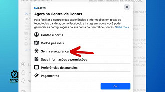 Passo 4 de: Como alterar a senha do Facebook (via PC)