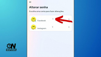 Passo 6 de: Como alterar a senha do Facebook (via smartphone)