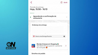 Passo 1 de: Como cancelar o pedido no iFood antes da loja preparar o pedido 