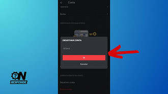 Passo 4 de: Como excluir ou desativar sua conta no Discord (via smartphone)