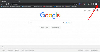 Passo 1 de: Como ocultar a barra de endereços no Google Chrome