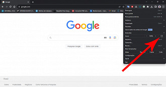 Passo 2 de: Como ocultar a barra de endereços no Google Chrome