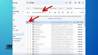 Passo 4 de: Como esvaziar a lixeira do Gmail?