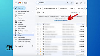 Passo 3 de: Como esvaziar a lixeira do Gmail?