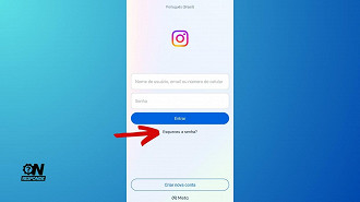 Passo 1 de: Como recuperar a senha do Instagram pelo celular?