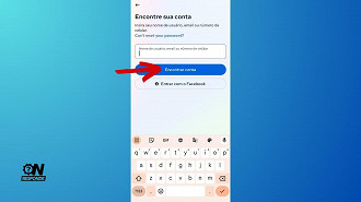 Passo 2 de: Como recuperar a senha do Instagram pelo celular?