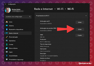 Passo 4 de: Configurando DNS IPv4 e IPv6