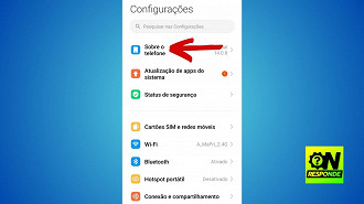 Passo 1 de: Como ativar o modo desenvolvedor no seu smartphone?