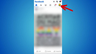 Passo 1 de: Como Ficar Offline no Facebook pelo Celular?