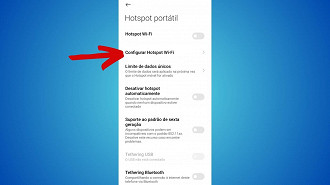 Passo 2 de: Como configurar o Hotspot Wi-Fi no Xiaomi?