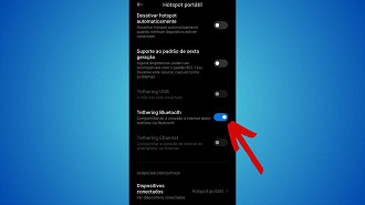 Passo 2 de: Como compartilhar internet via Bluetooh no Xiaomi?