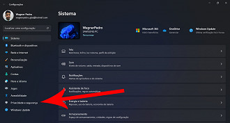 Passo 2 de: Como ver quais aplicativos estão usando o microfone no Windows 11