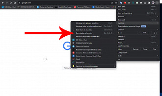 Passo 2 de: Como excluir todos os favoritos no Google Chrome