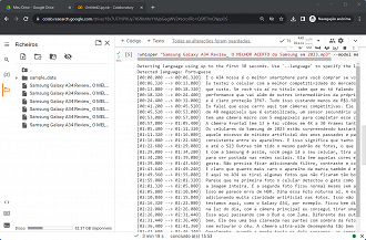 Passo 12 de: Como transcrever áudio utilizando inteligência artificial - Whisper AI