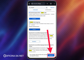 Passo 5 de: Como ativar o novo modo de leitura do Chrome em celulares Android