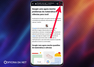 Passo 7 de: Como ativar o novo modo de leitura do Chrome em celulares Android