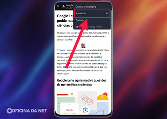 Passo 8 de: Como ativar o novo modo de leitura do Chrome em celulares Android