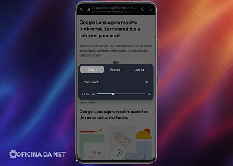 Passo 9 de: Como ativar o novo modo de leitura do Chrome em celulares Android