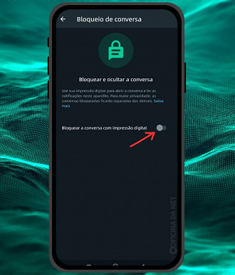 Passo 3 de: Como proteger conversas do WhatsApp com a biometria