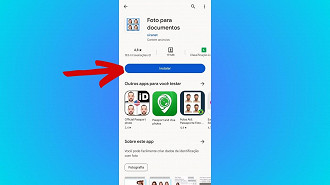 Passo 1 de: Como tirar foto 3x4 no celular com o app Foto para Documentos?