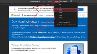 Passo 4 de: Engane a página de download da Microsoft para permitir o download da ISO do Windows 11 23H2