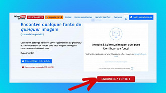 Passo 2 de: Como descobrir a fonte de uma imagem via What Font Is?