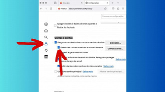 Passo 3 de: Como desativar o preenchimento automático de dados no Mozilla Firerox?