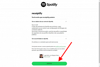 Passo 3 de: Receiptify: como criar uma nota fiscal com músicas do Spotify