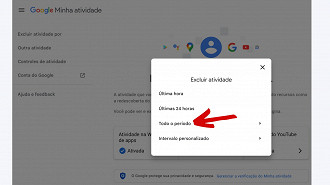 Passo 2 de: Como apagar o histórico de pesquisa do Google via PC?