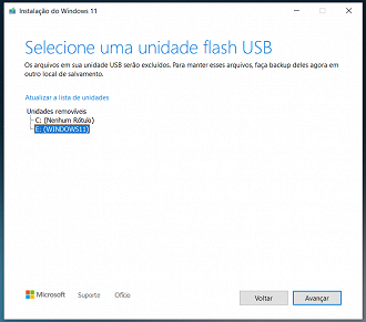 Passo 6 de: Como criar um pendrive bootável do Windows 11