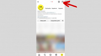 Passo 2 de: Como deixar o Instagram privado (via smartphone)?