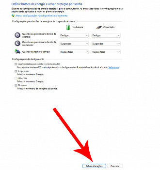 Passo 4 de: Como manter o notebook ligado com a tampa fechada no Windows 11