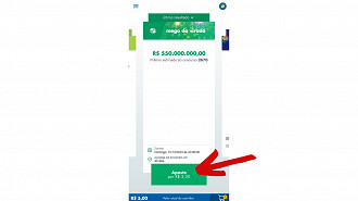 Passo 1 de: Como apostar na Mega da Virada via aplicativo?