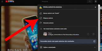 Passo 2 de: Como bloquear anúncios específicos no YouTube