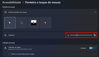 Passo 4 de: Como personalizar o ponteiro do mouse no Windows 11