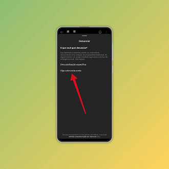 Passo 3 de: Como denunciar alguém no Instagram