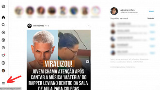 Passo 1 de: Como desativar o Instagram pelo PC