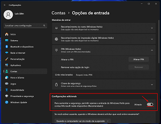 Passo 5 de: Como alterar ou remover o PIN do Windows 11?