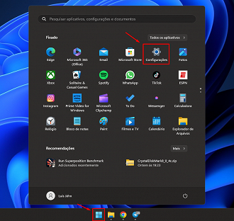 Passo 1 de: Como alterar ou remover o PIN do Windows 11?