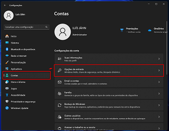 Passo 2 de: Como alterar ou remover o PIN do Windows 11?