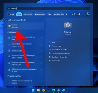 Passo 1 de: Como escanear QR Code no Windows 11 usando a câmera