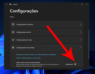 Passo 3 de: Como escanear QR Code no Windows 11 usando a câmera