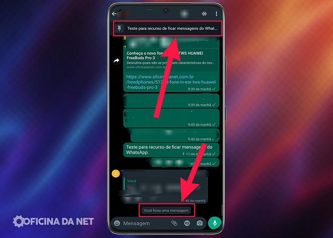 Como fixar uma mensagem no WhatsApp