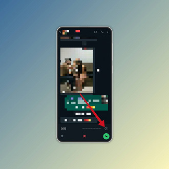 Passo 2 de: Como enviar áudio temporário no WhatsApp