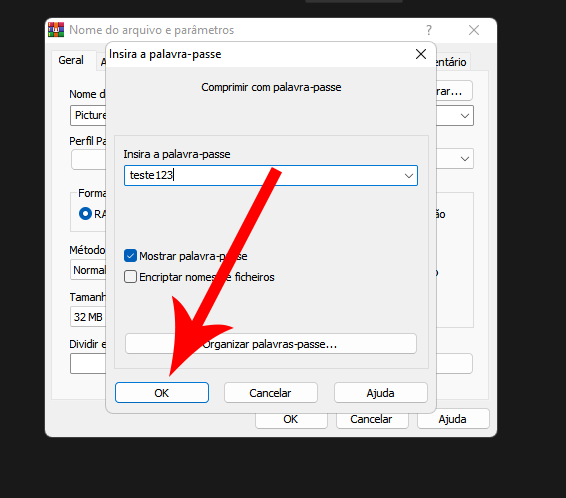 Como colocar senha em um arquivo ZIP no Windows